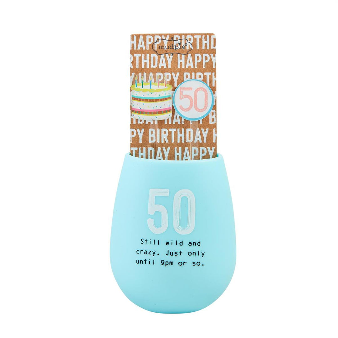 50th Bday Silicone Cup - ShopSpoiled