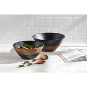 Two Toned Wooden Large Bowl - ShopSpoiled