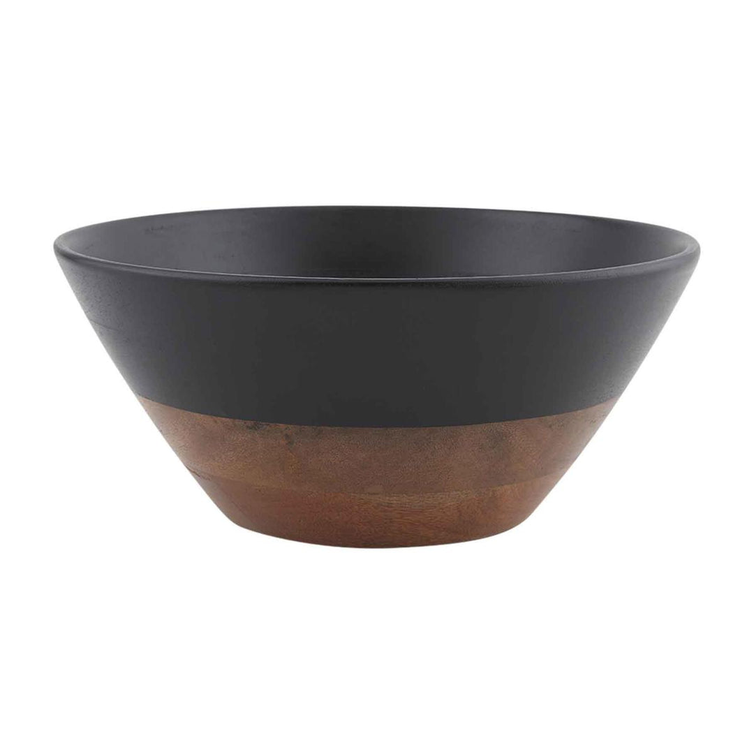 Two Toned Wooden Large Bowl - ShopSpoiled