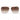 Small Bella Coffee - Tangle Free Aviator Sunglasses