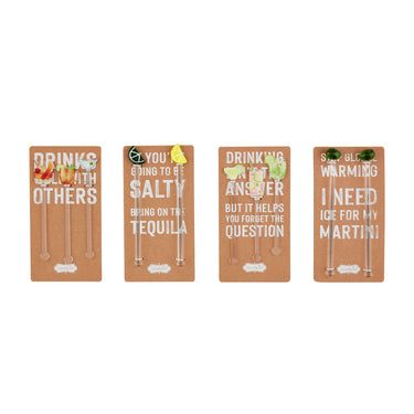Acrylic Cocktail Stirrer Set - ShopSpoiled
