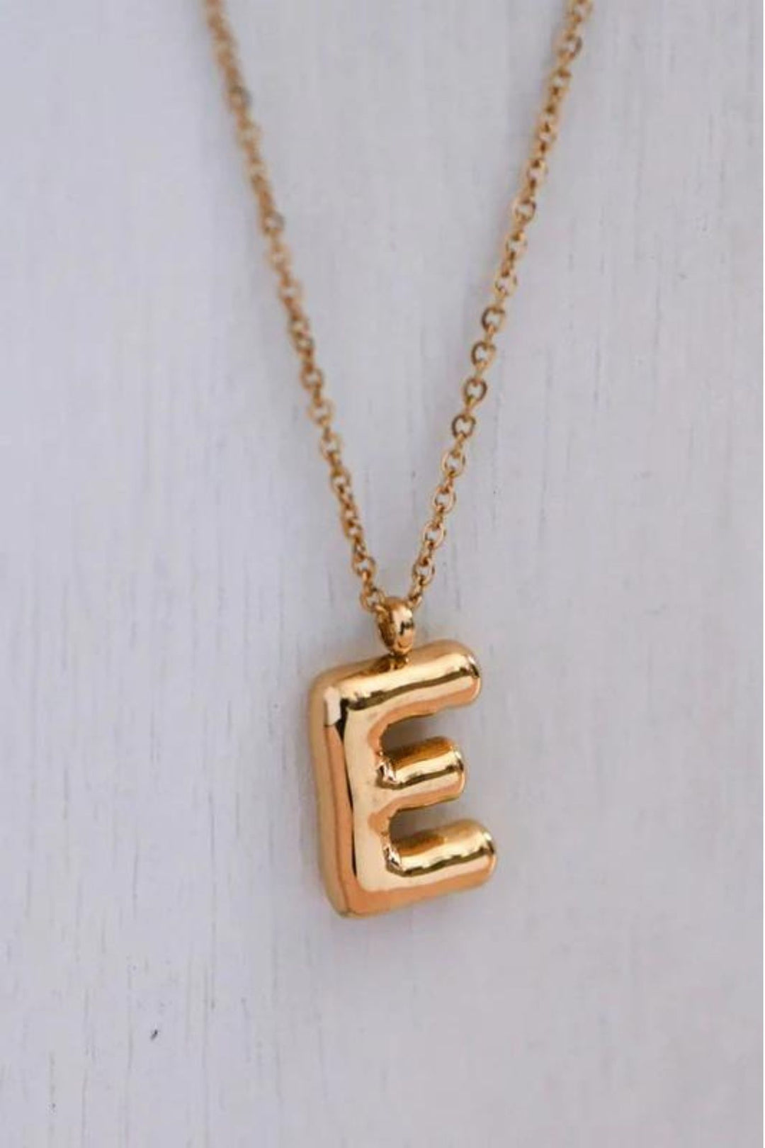 Small Bubble Letter Necklace - ShopSpoiled