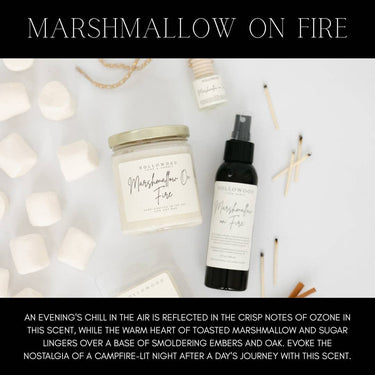 Marshmallow On Fire Candle - ShopSpoiled