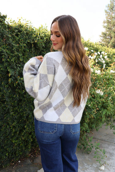 Blair Argyle Sweater - ShopSpoiled