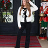 Velvet Bow Sweater - ShopSpoiled