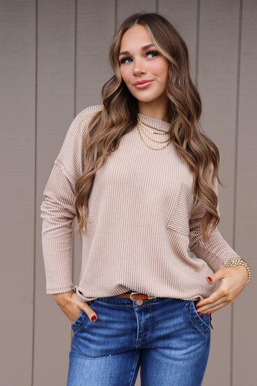 Everyday Cozy Pocket Long Sleeve - ShopSpoiled