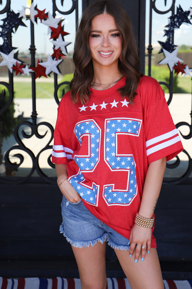 USA 25 Graphic Tee - ShopSpoiled