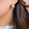 Honey & Chrome Earrings - ShopSpoiled