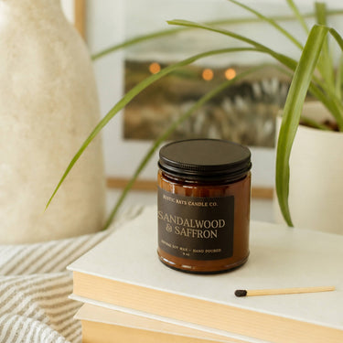 Sandalwood & Saffron Soy Candle - ShopSpoiled