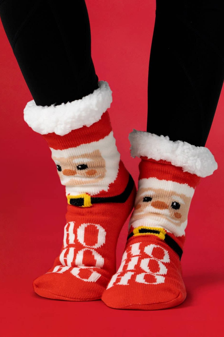 Ho Ho Ho Slipper Socks - ShopSpoiled