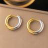 18K Stainless Steel Tarnish Free Waterproof Hoop - ShopSpoiled