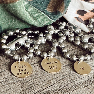 Stainless Steel & Brass Coin Tag Bracelets - ShopSpoiled