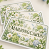 Floral Mahjong Card 2026 - ShopSpoiled