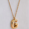 Small Bubble Letter Necklace - ShopSpoiled