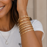 Gold Layered Bangle Set - ShopSpoiled