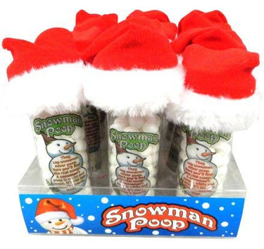 Snowman Poop Candy with Santa Cap 1.5oz - ShopSpoiled