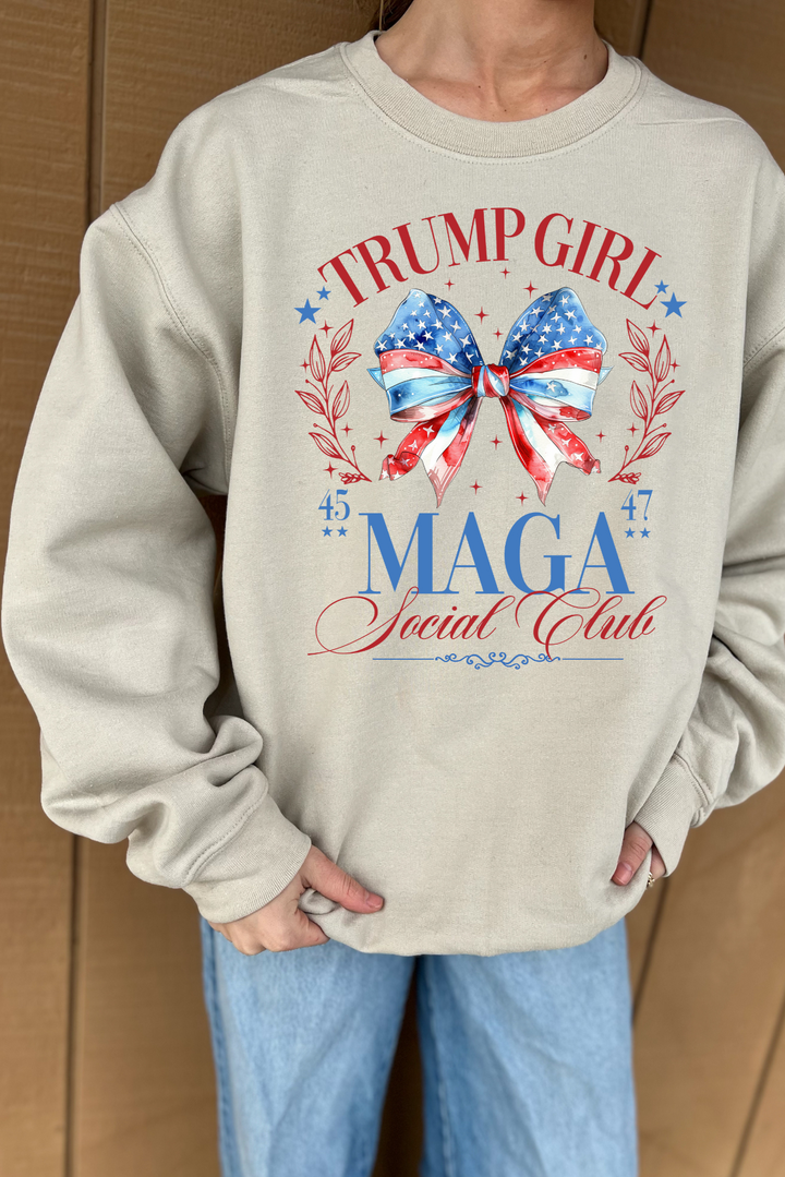 **PRE ORDER** Trump Girl Sweatshirt - ShopSpoiled