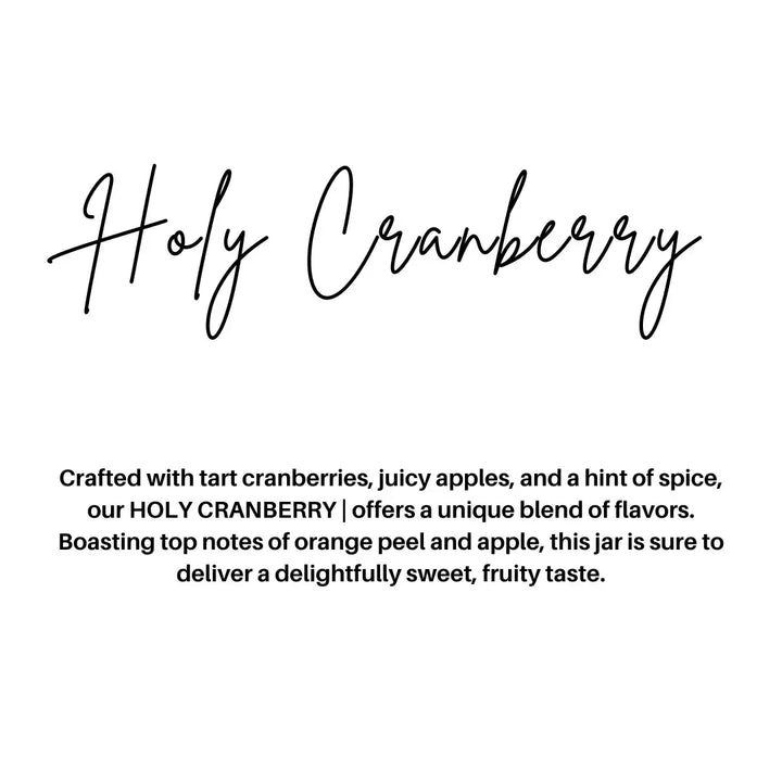 Holy Cranberry Candle 8oz - ShopSpoiled