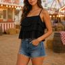 Ruffle Tier Tank Top - ShopSpoiled