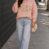 Peach Pray Christian Faith Sweatshirt - ShopSpoiled