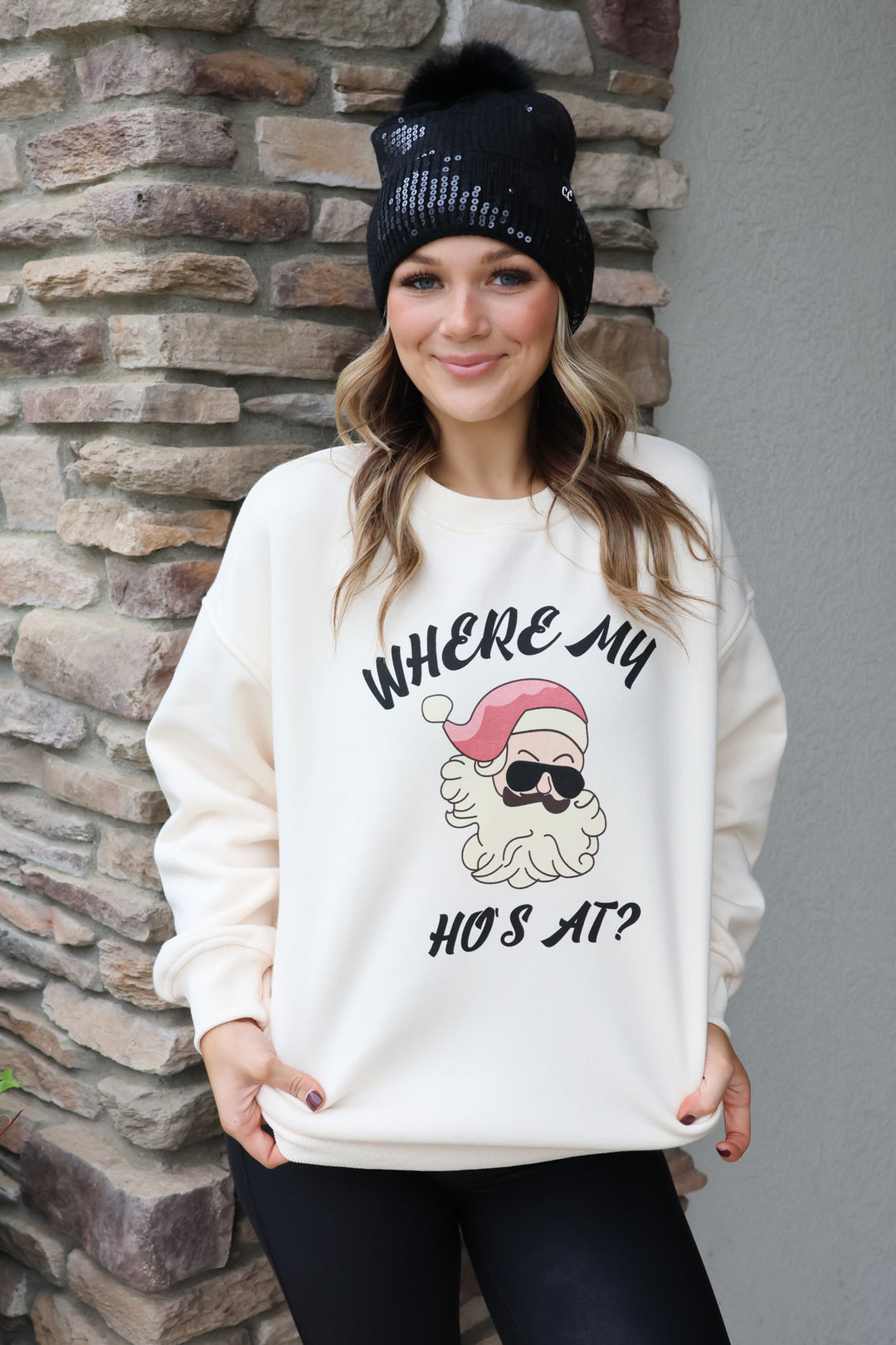 Where My Ho's At Crewneck - Shop Spoiled Boutique 