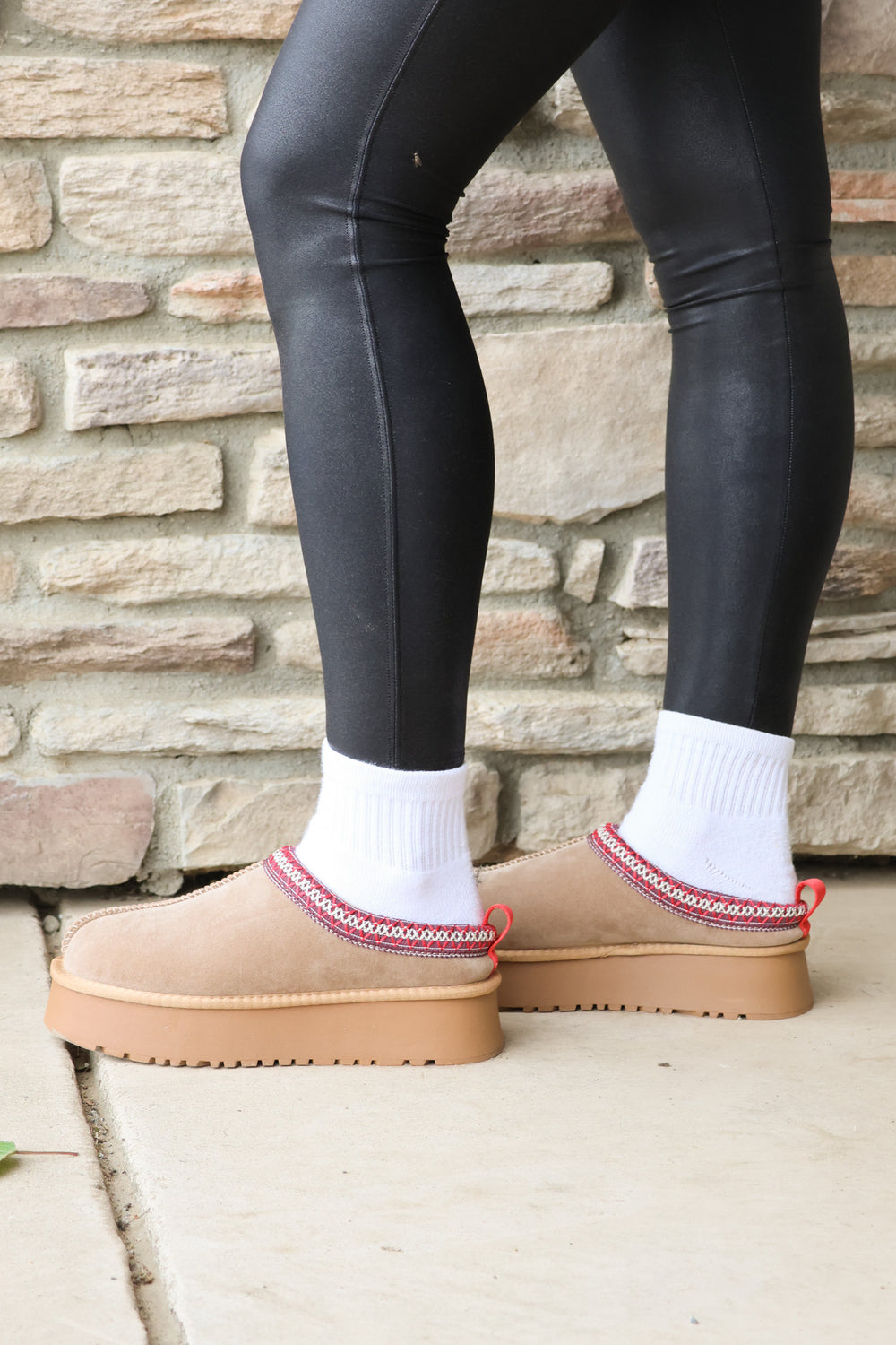 Tessa Slip Ons in Tan - Shop Spoiled Boutique 
