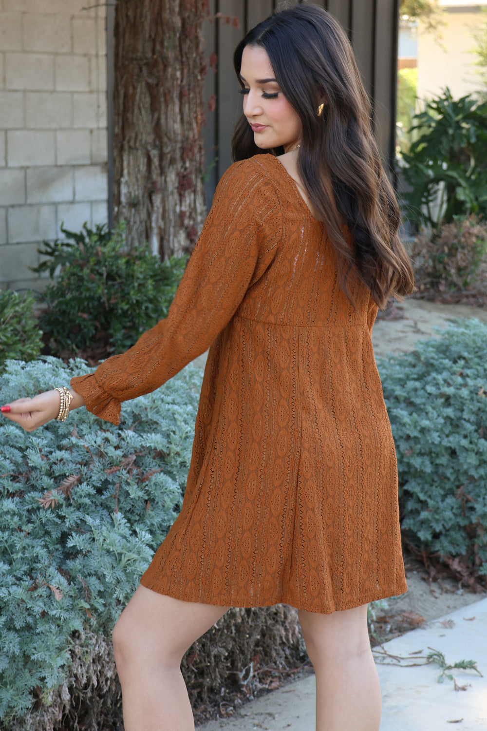 Living In The Moment Dress In Camel - Shop Spoiled Boutique 