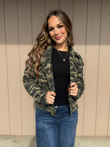 Call of Chic Camo Jacket - ShopSpoiled
