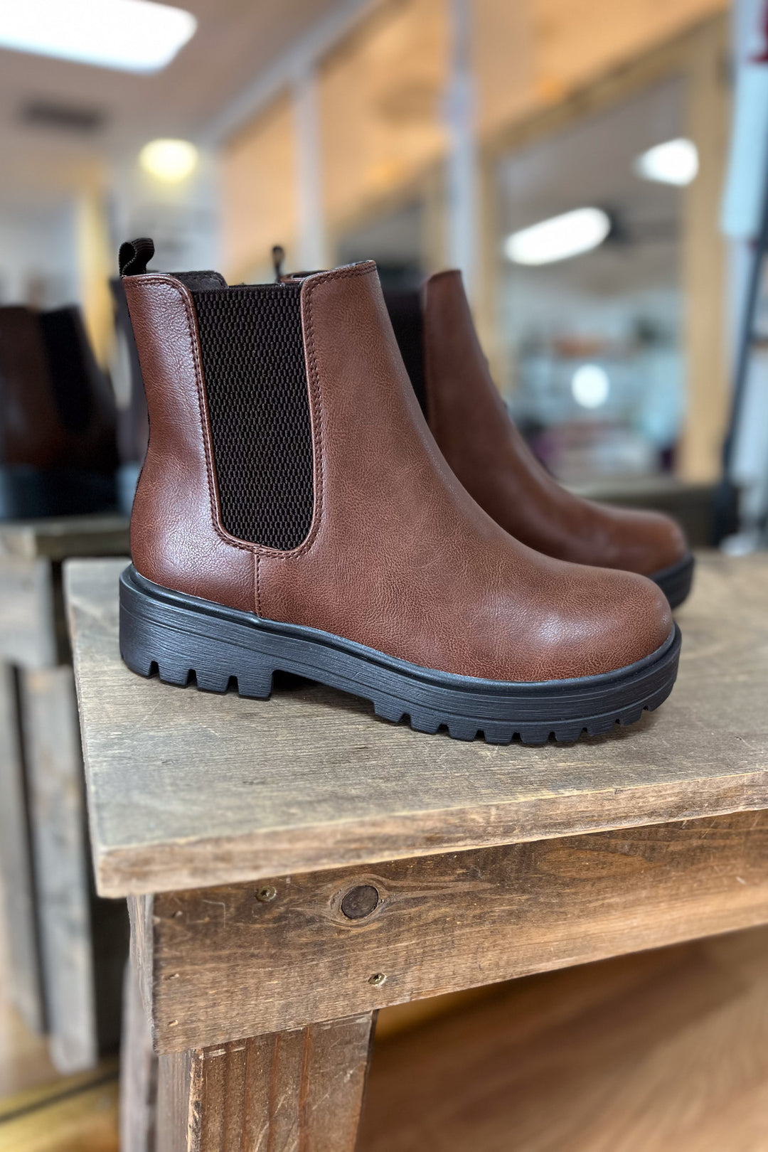Paden Boots in Brown - ShopSpoiled