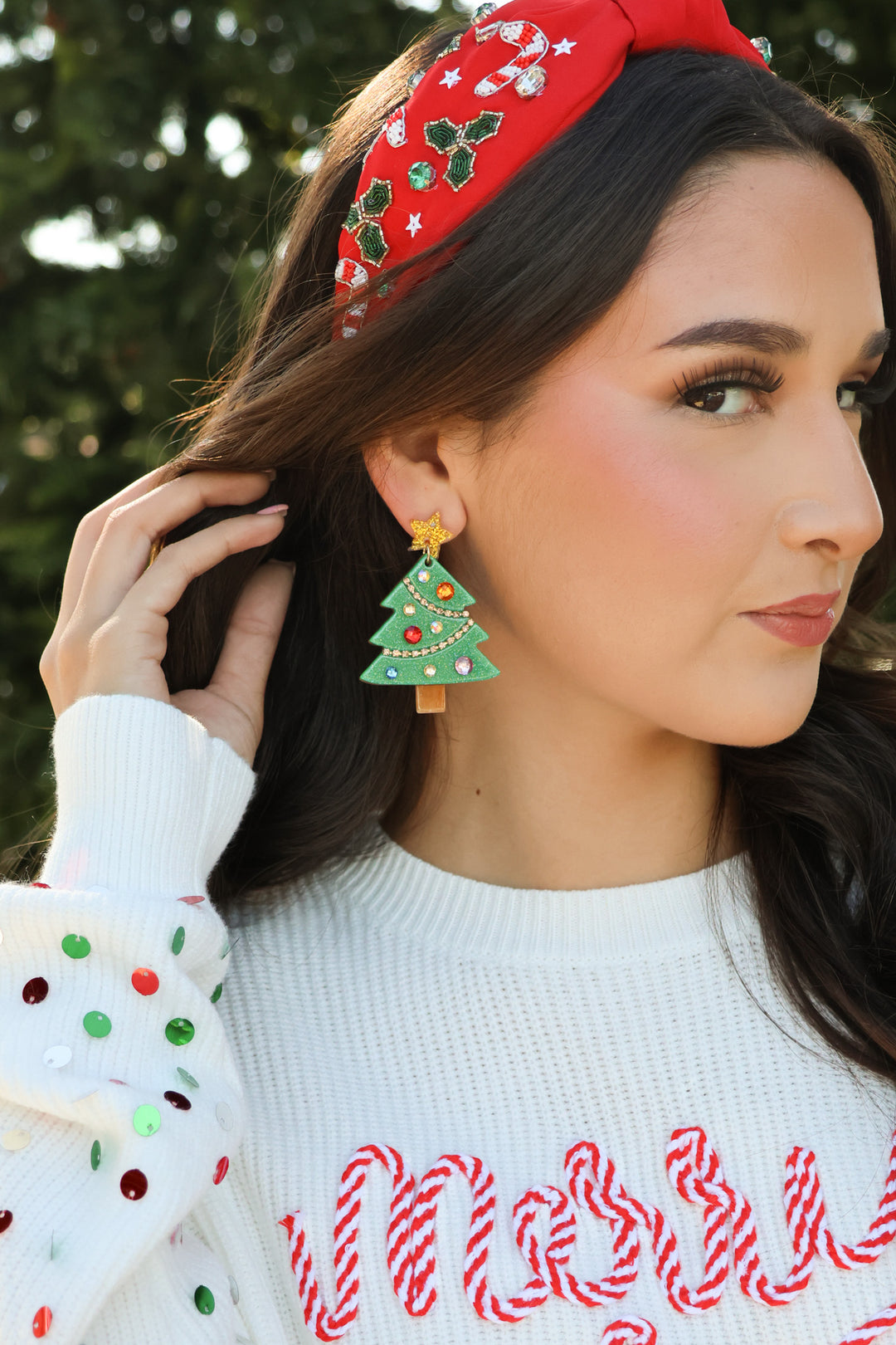 Oh Christmas Tree Earrings - ShopSpoiled