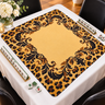 Leopard Border Mahjong Mat - ShopSpoiled