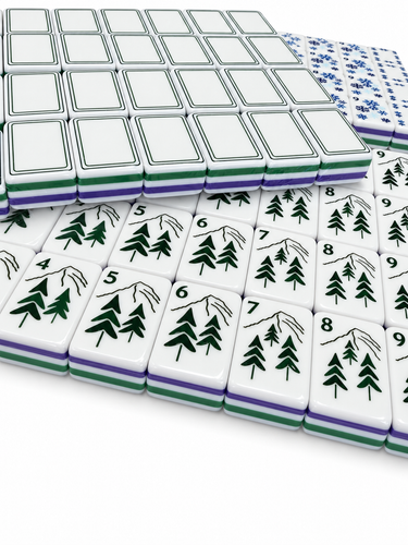 Apres Ski Mahjong Tile Set