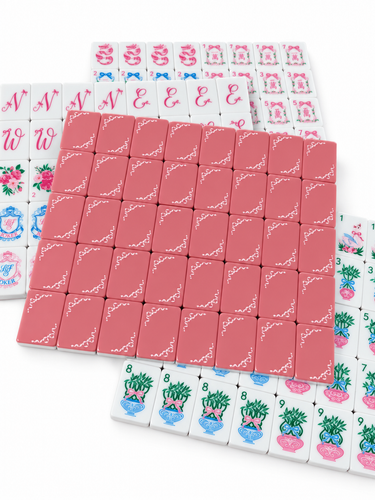 Fancy Love Mahjong Tile Set