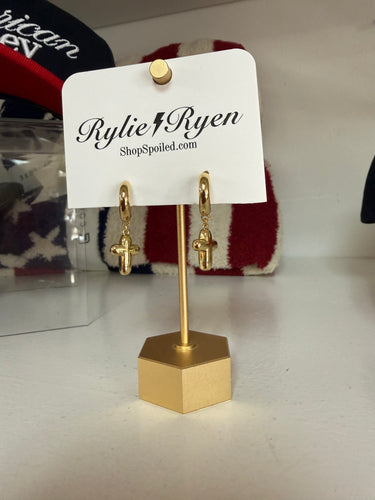 Have Faith Drop Earrings - ShopSpoiled