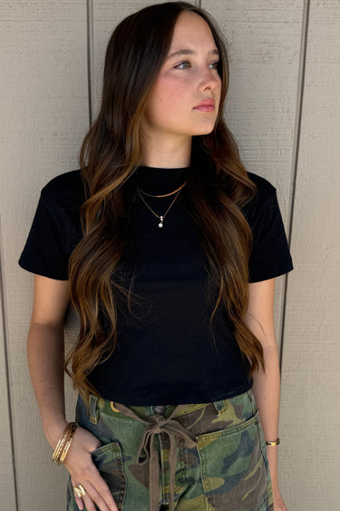 Cotton Crew Neck Tee - ShopSpoiled