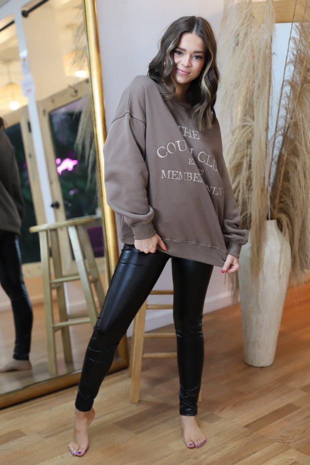 The Couch Club Sweatshirt - Shop Spoiled Boutique 