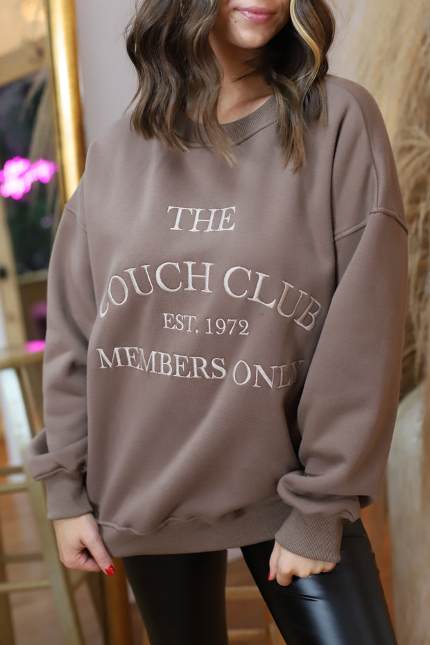 The Couch Club Sweatshirt - Shop Spoiled Boutique 
