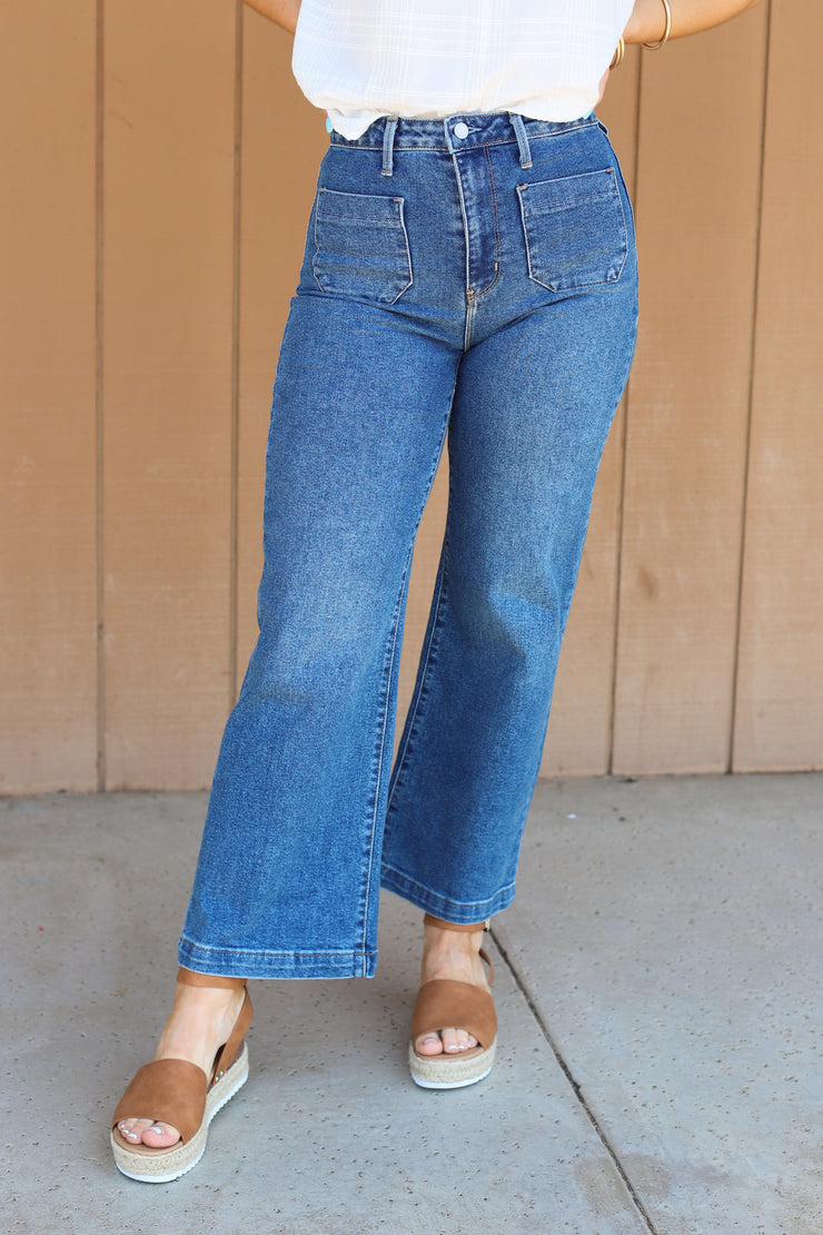 Luna Wide Leg Jeans - ShopSpoiled
