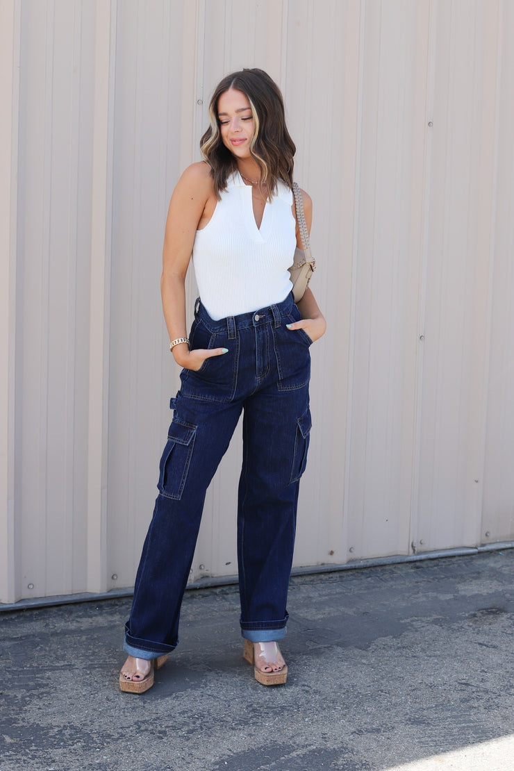 Kylie Cargo Jeans - ShopSpoiled