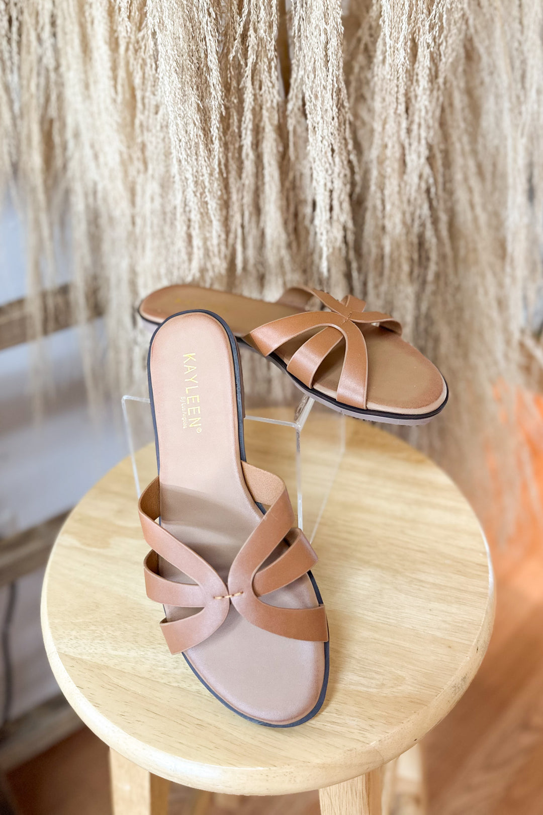 Walk to Paradise Sandals in Tan - ShopSpoiled