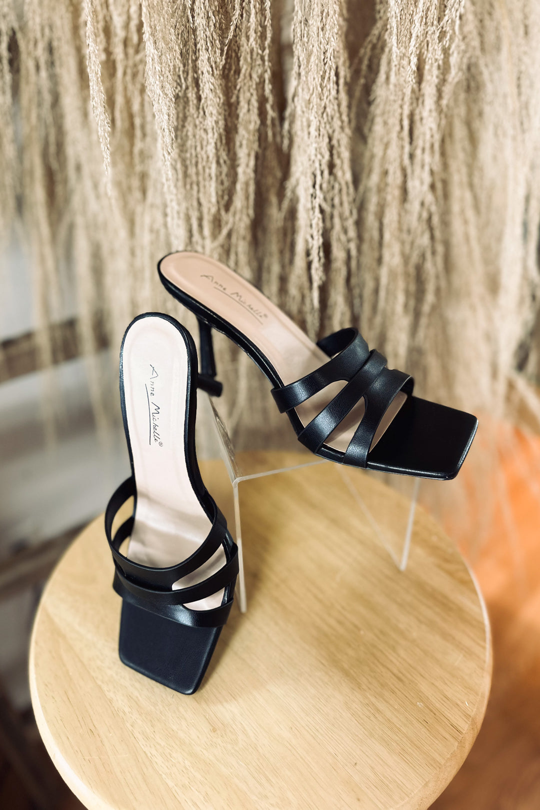 Night Is Young Heel In Black - Shop Spoiled Boutique 