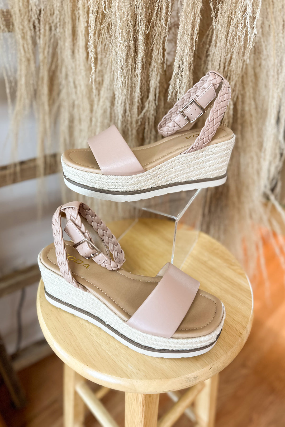 Out and About Wedges In Nude - Shop Spoiled Boutique 