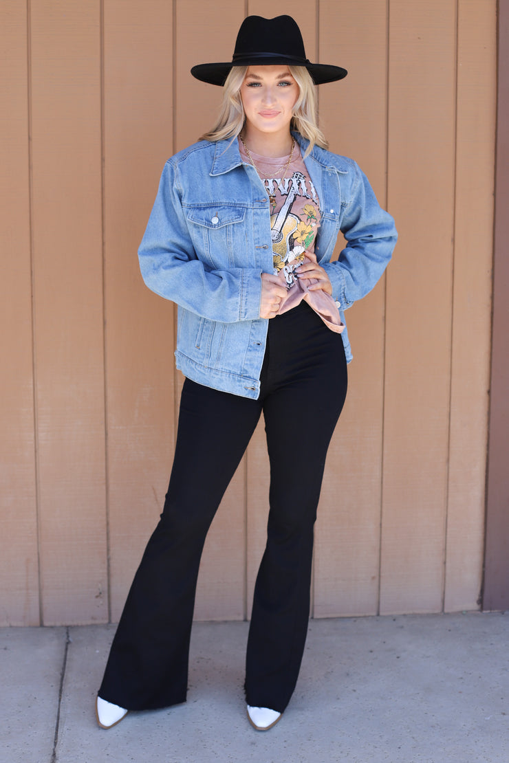 Loves Country Music Denim Jacket - ShopSpoiled