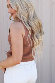 Carefree Knitted Vest - ShopSpoiled
