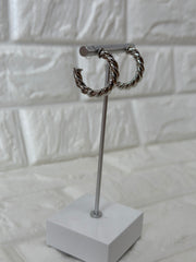 Moment In Time Hoop Earrings - ShopSpoiled