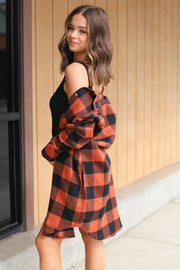Sweet Truth Plaid Duster - ShopSpoiled