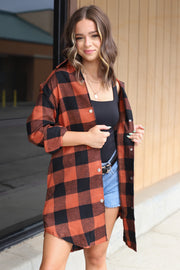 Sweet Truth Plaid Duster - ShopSpoiled