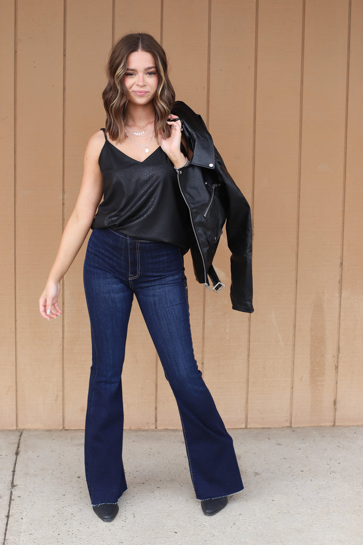 Something To See Leather Jacket - ShopSpoiled