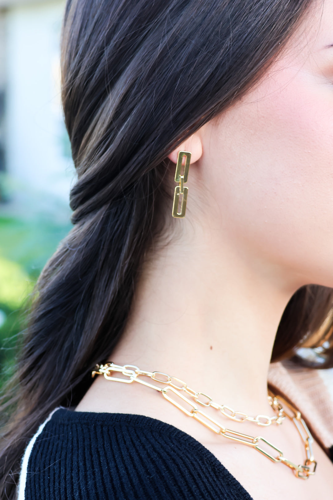 Xandra Earrings In Gold - ShopSpoiled