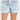 Paisley Lace-Up Denim Shorts - ShopSpoiled